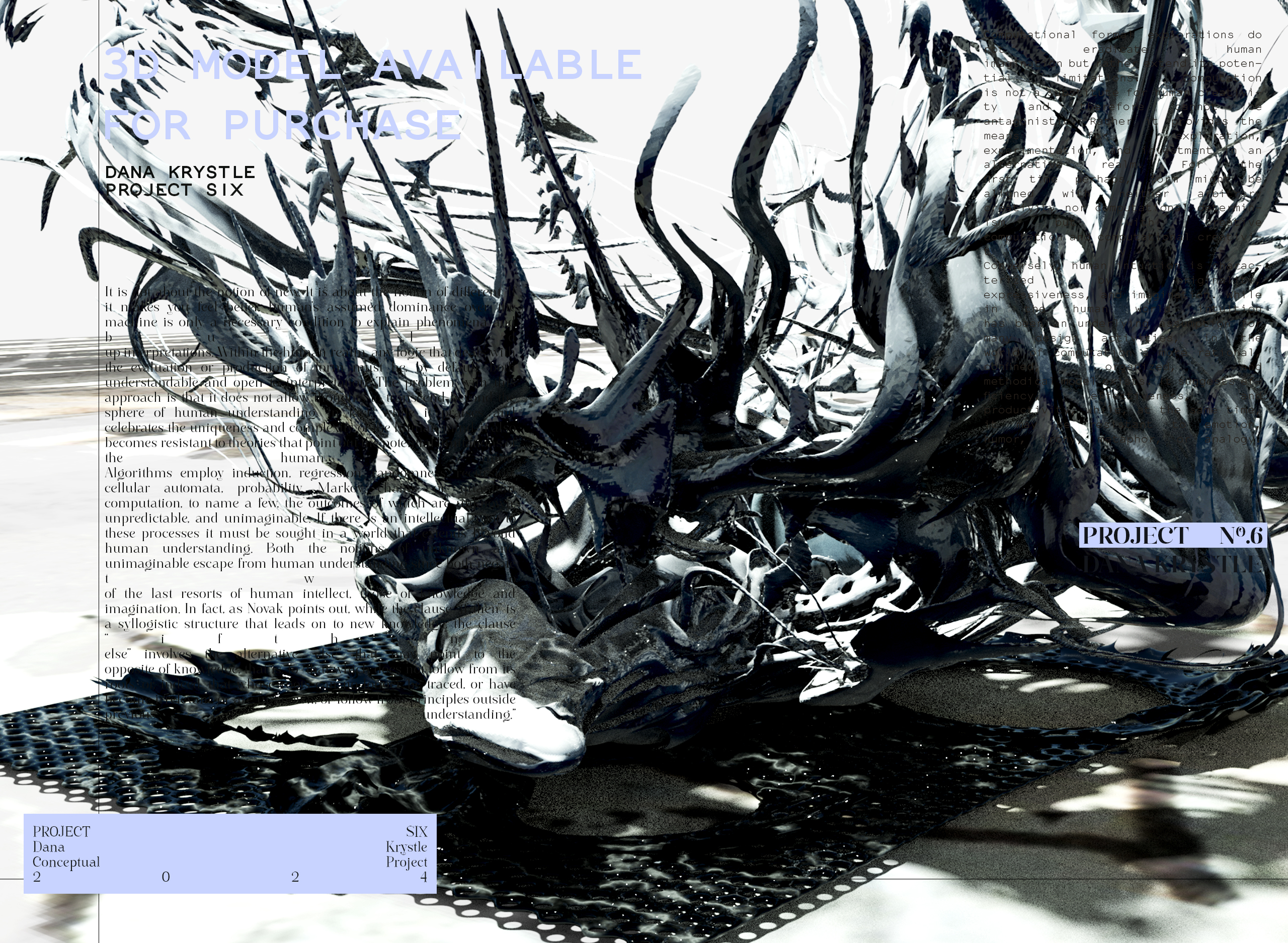 PROJECT SIX - Architecture 3D CONCEPT - Experimental Design 