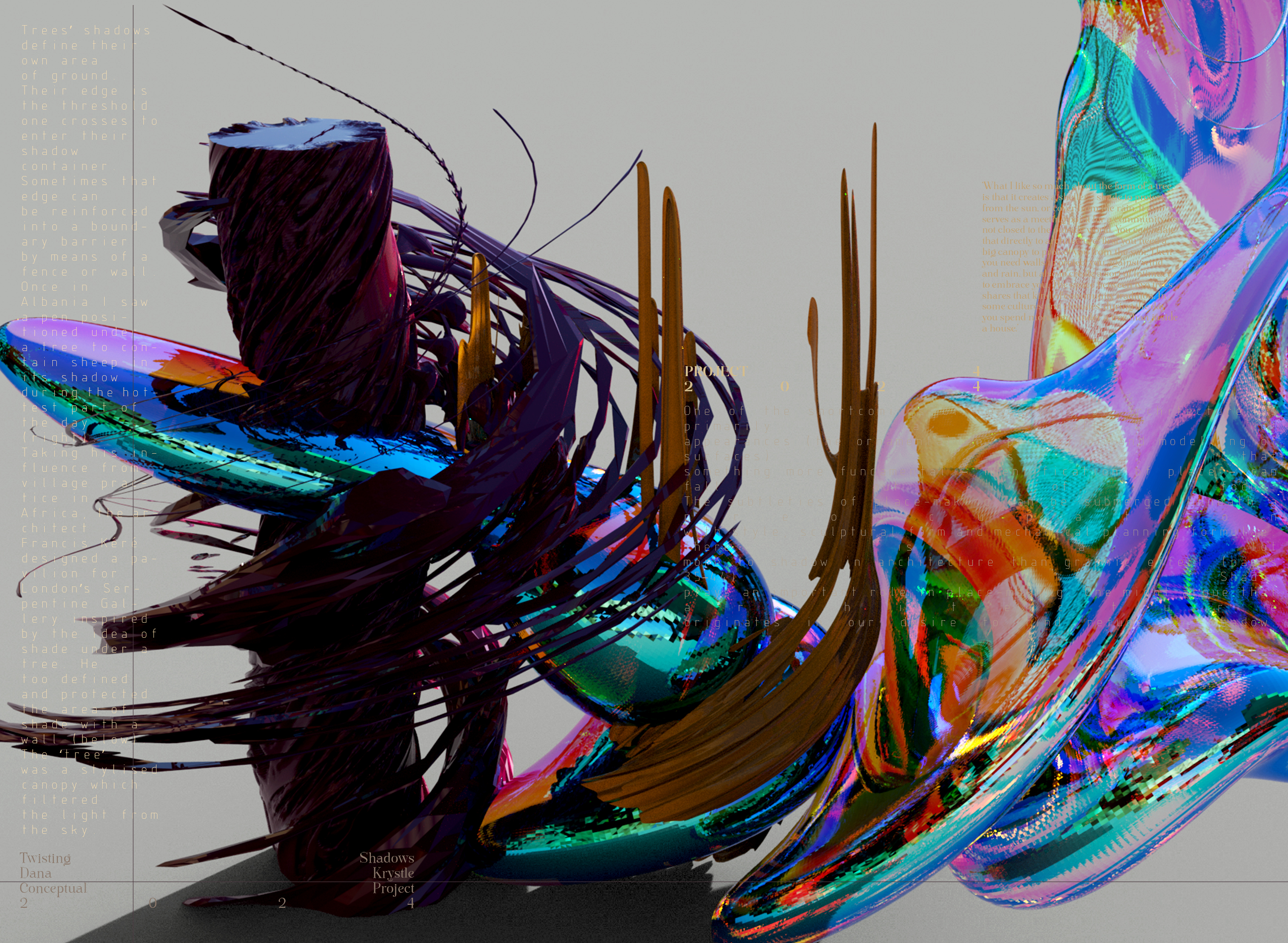 PROJECT SEVEN - Architecture 3D CONCEPT - Experimental Design 