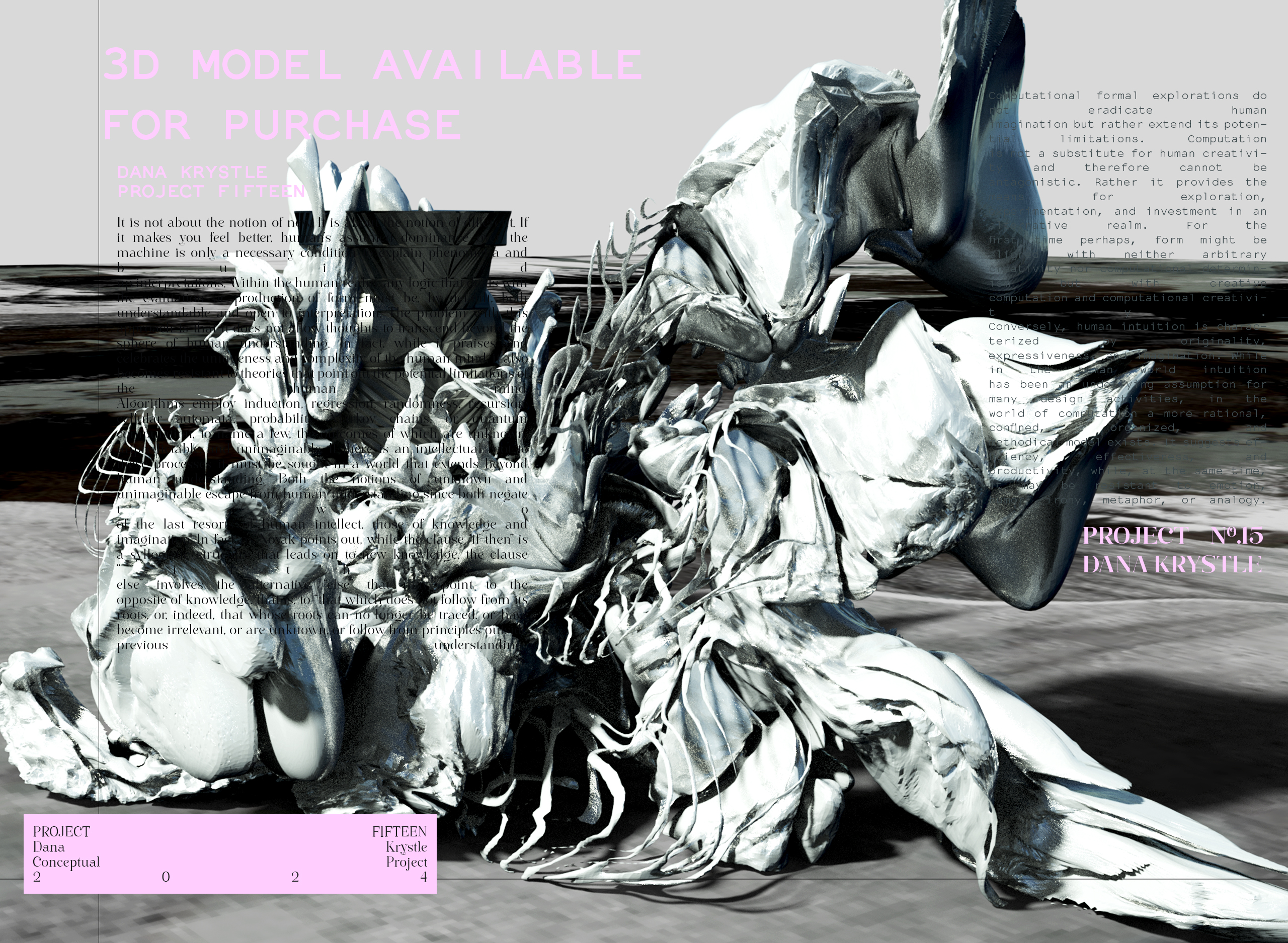 PROJECT FIFTEEN- Architecture 3D CONCEPT - Experimental Design