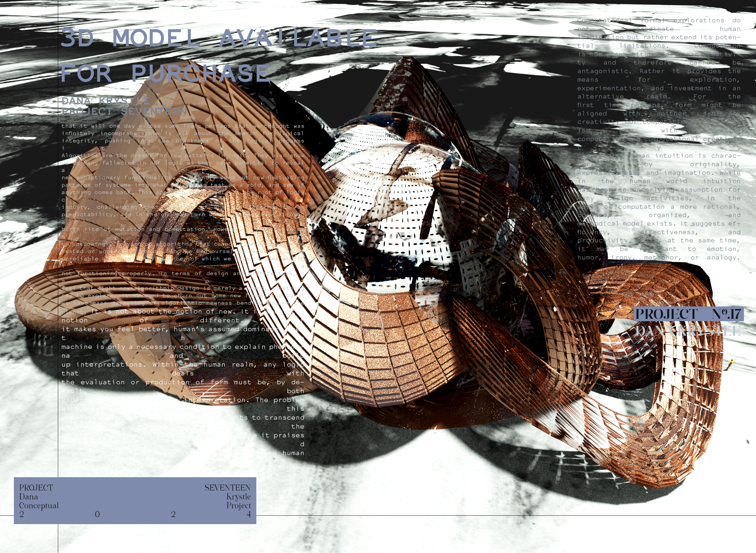 PROJECT SEVENTEEN - Architecture 3D CONCEPT - Experimental Design