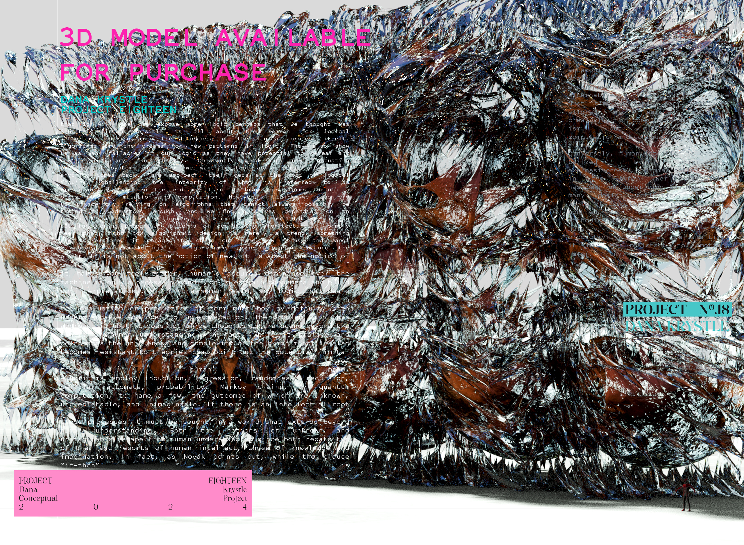 PROJECT EIGHTEEN - Architecture 3D CONCEPT - Experimental Design