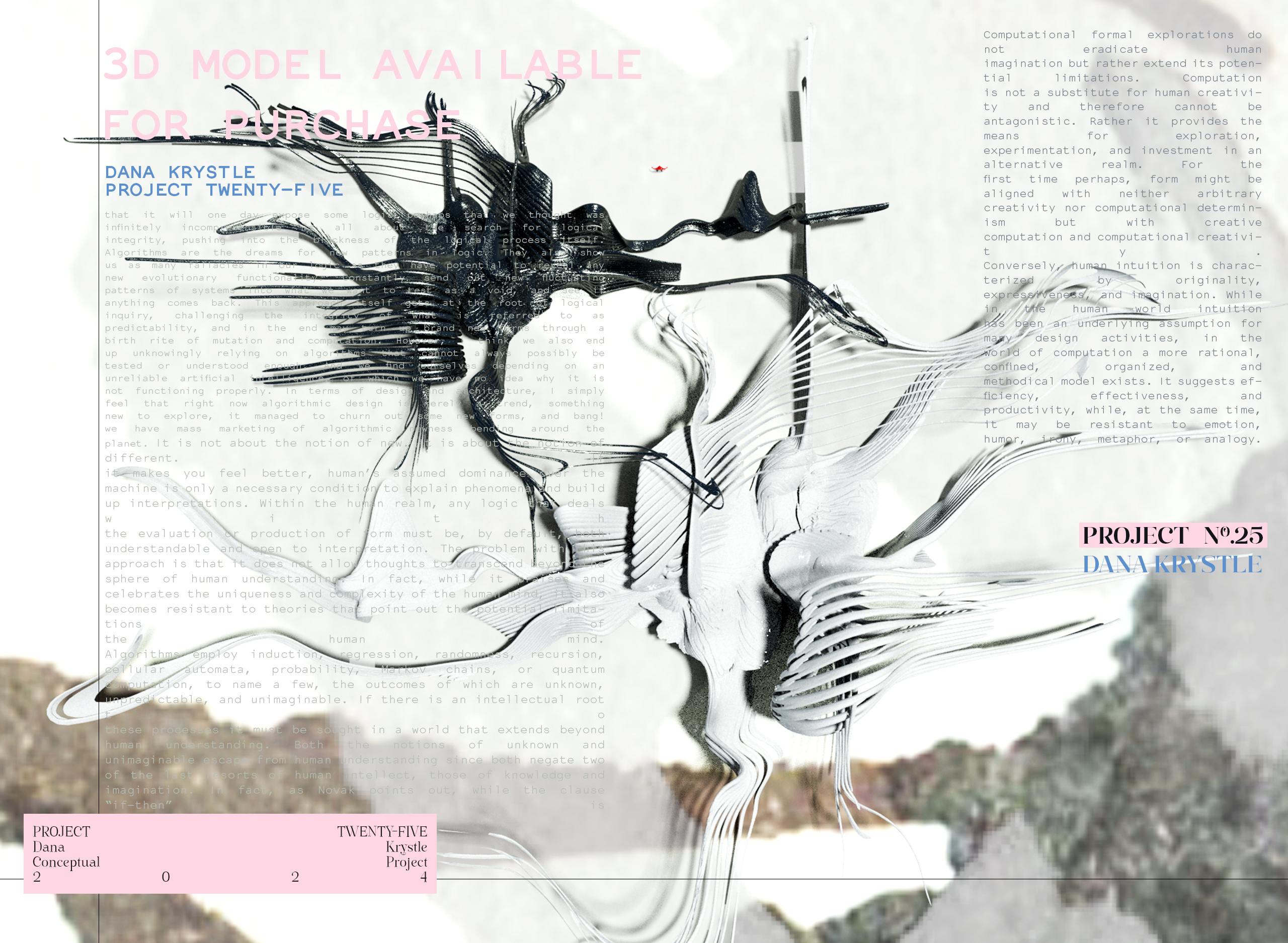 PROJECT TWENTY FIVE- Architecture 3D CONCEPT - Experimental Design