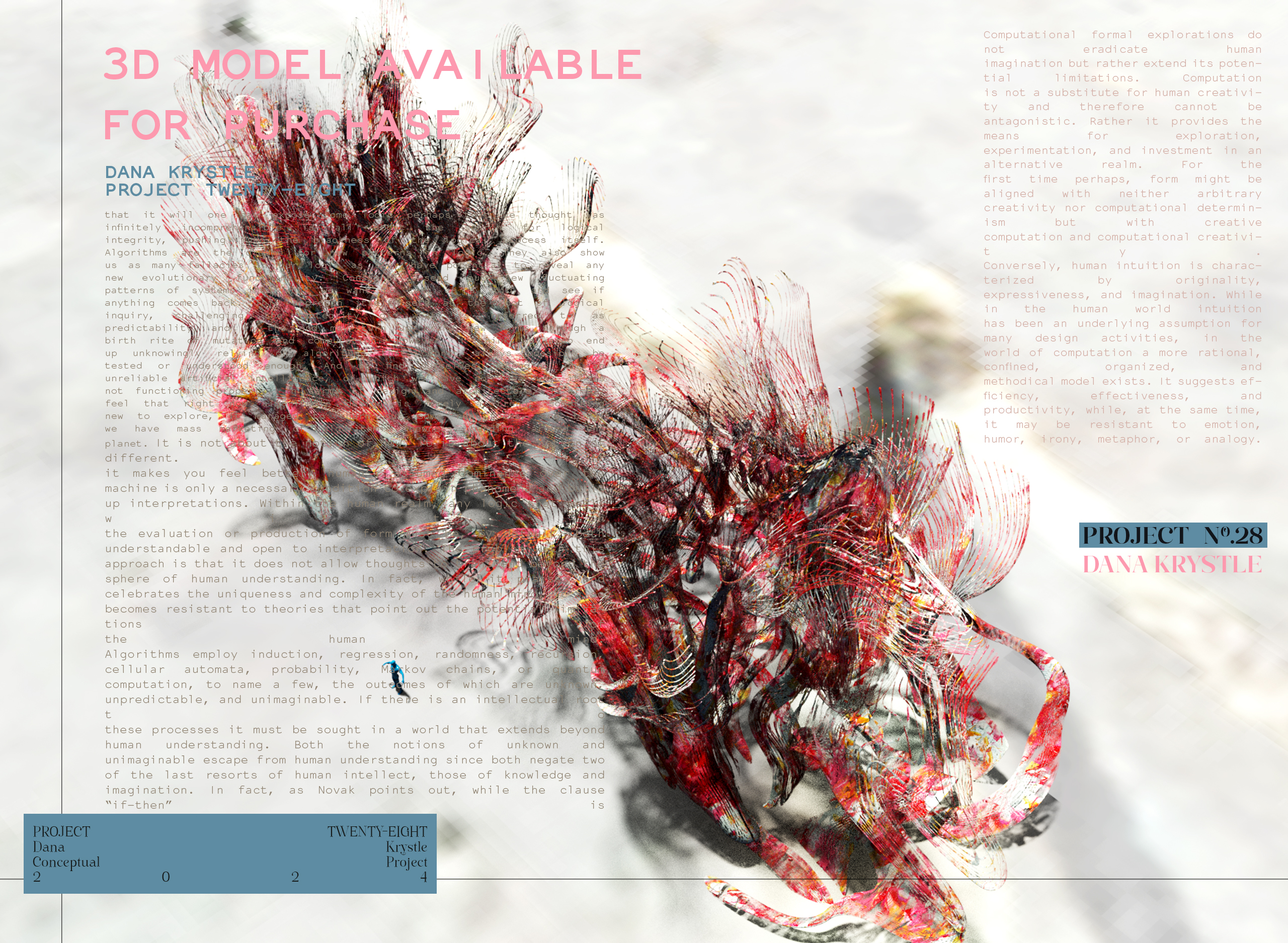 PROJECT TWENTY EIGHT - Architecture 3D CONCEPT - Experimental Design