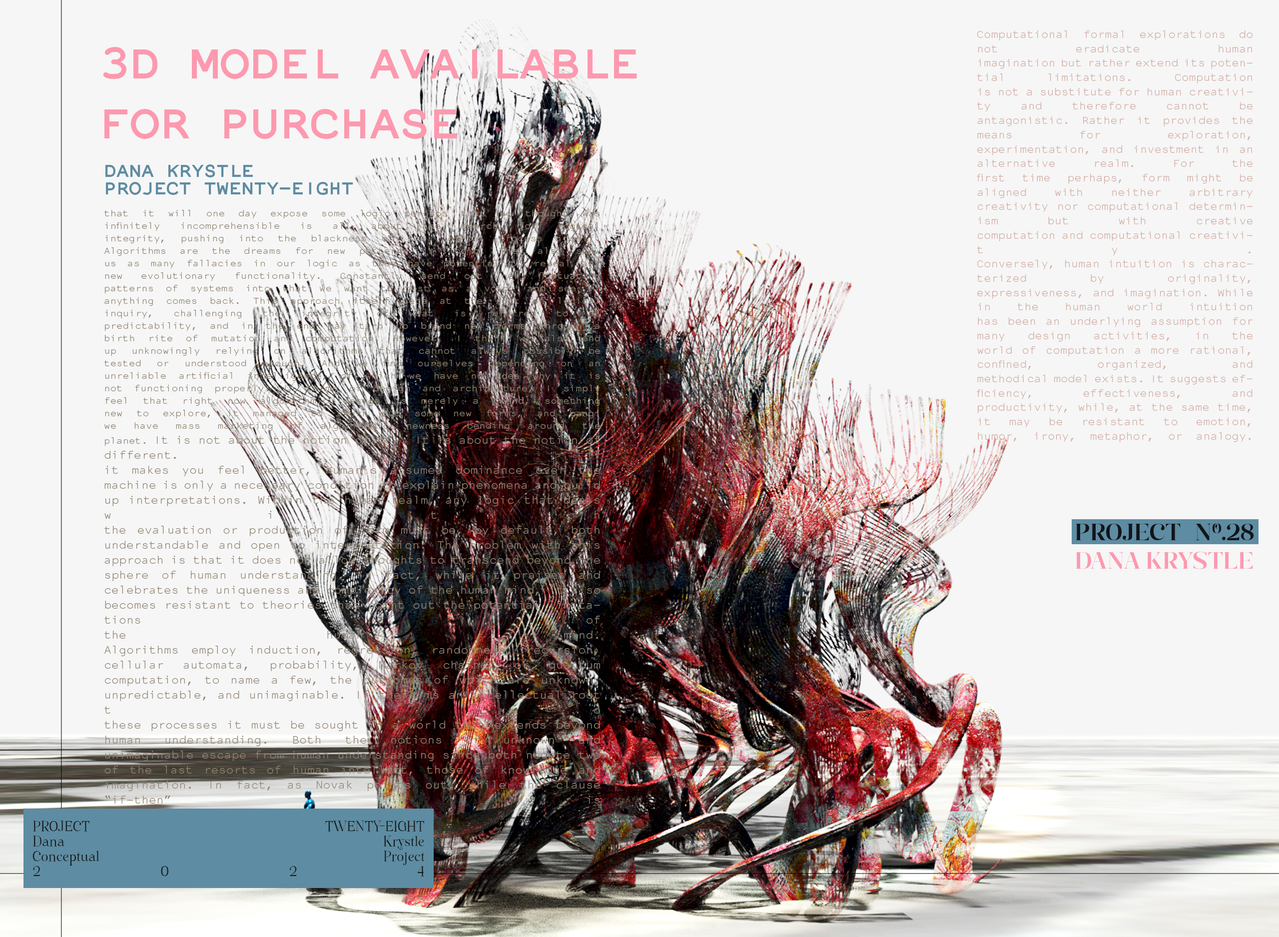 PROJECT TWENTY EIGHT - Architecture 3D CONCEPT - Experimental Design