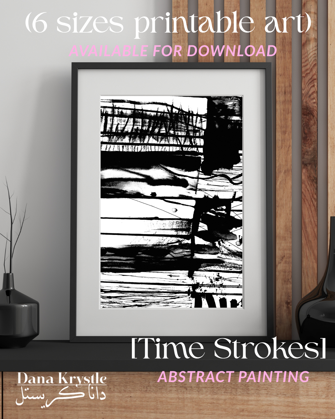 [4] Time Strokes (6 Digital Printables)