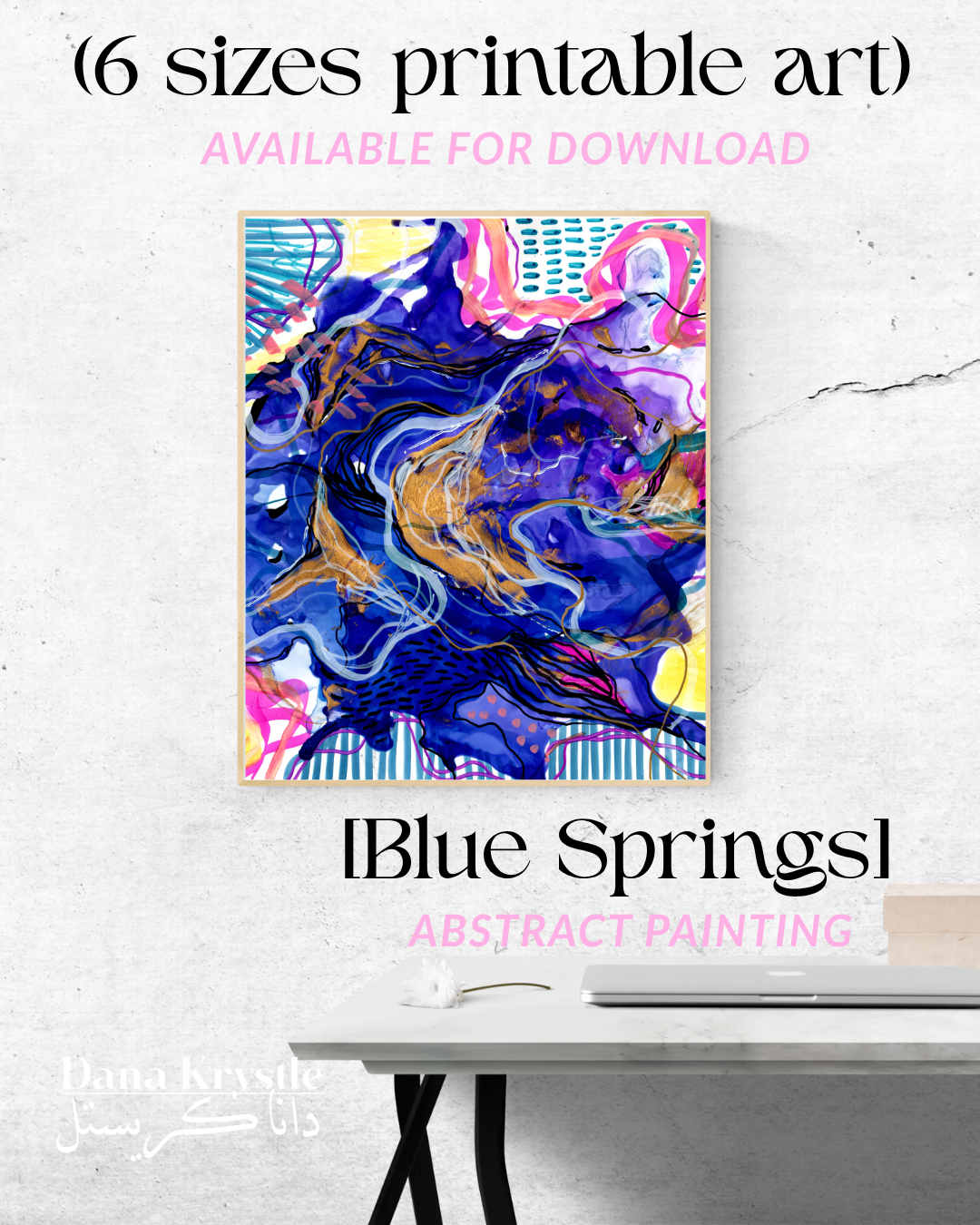 [12] Blue Springs (6 digital printables)