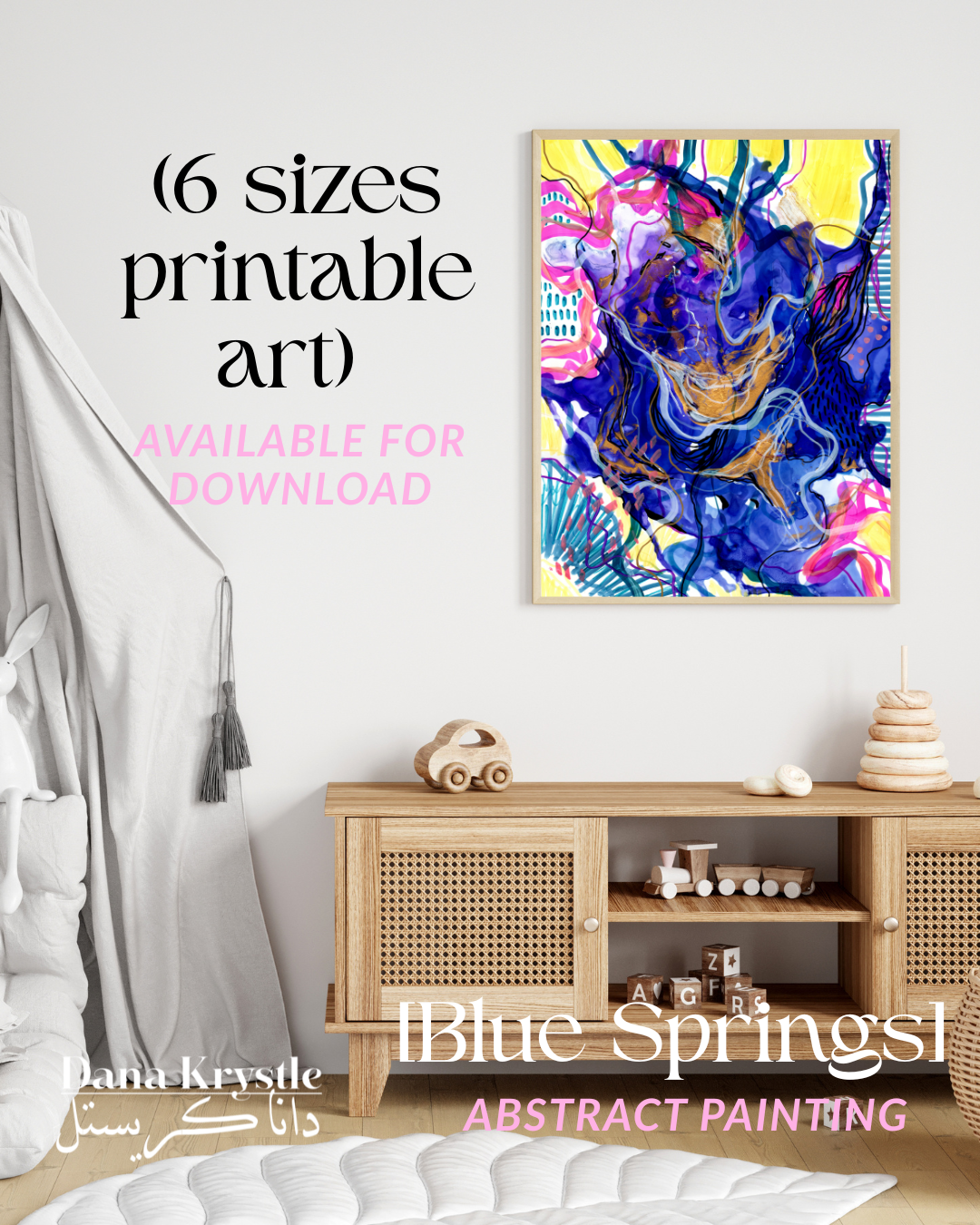 [12] Blue Springs (6 digital printables)