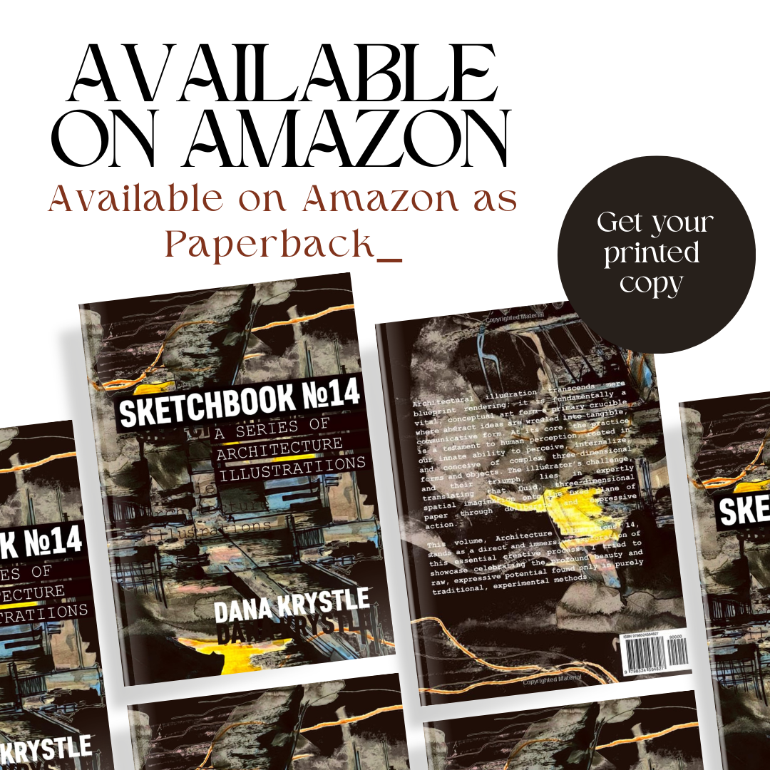 [e-book] SKETCHBOOK №14: A series of architecture illustrations 