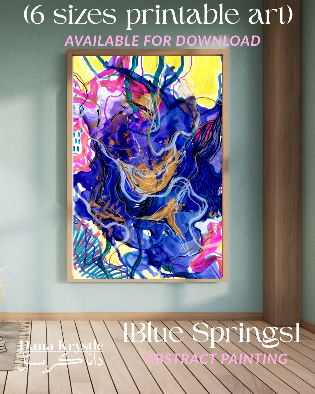 [12] Blue Springs (6 digital printables)