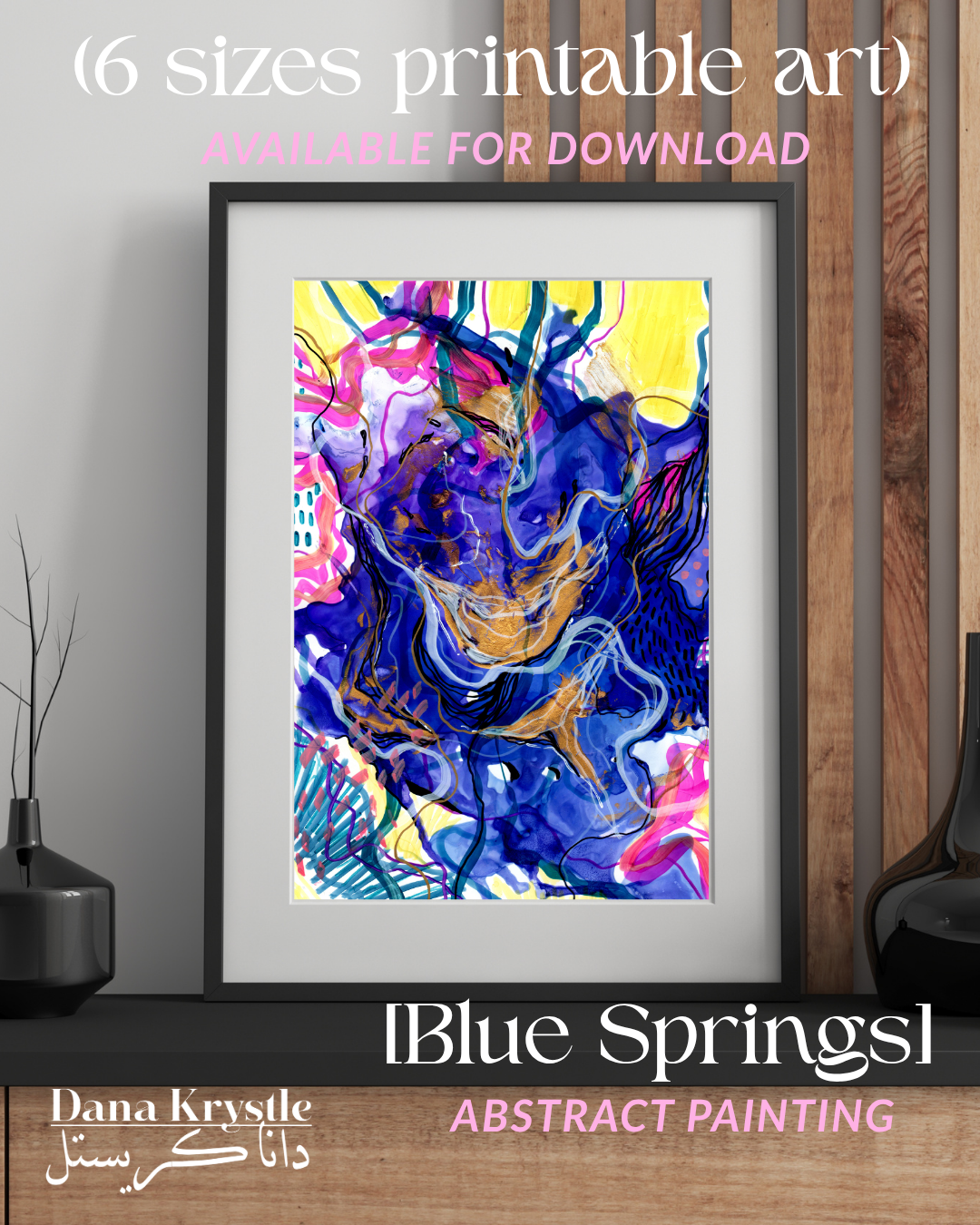 [12] Blue Springs (6 digital printables)