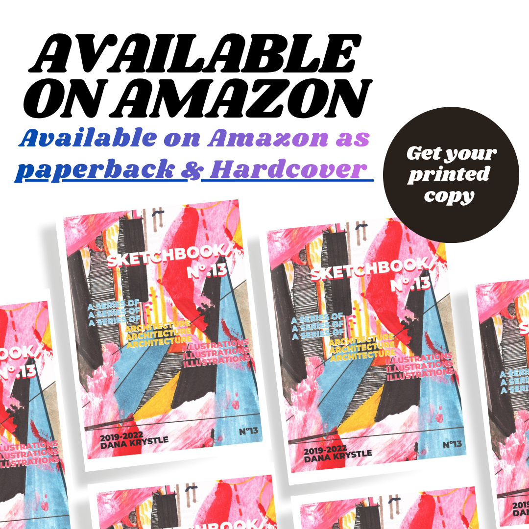 [Ebook] SKETCHBOOK №13 A series of architecture illustrations By Dana Krystle