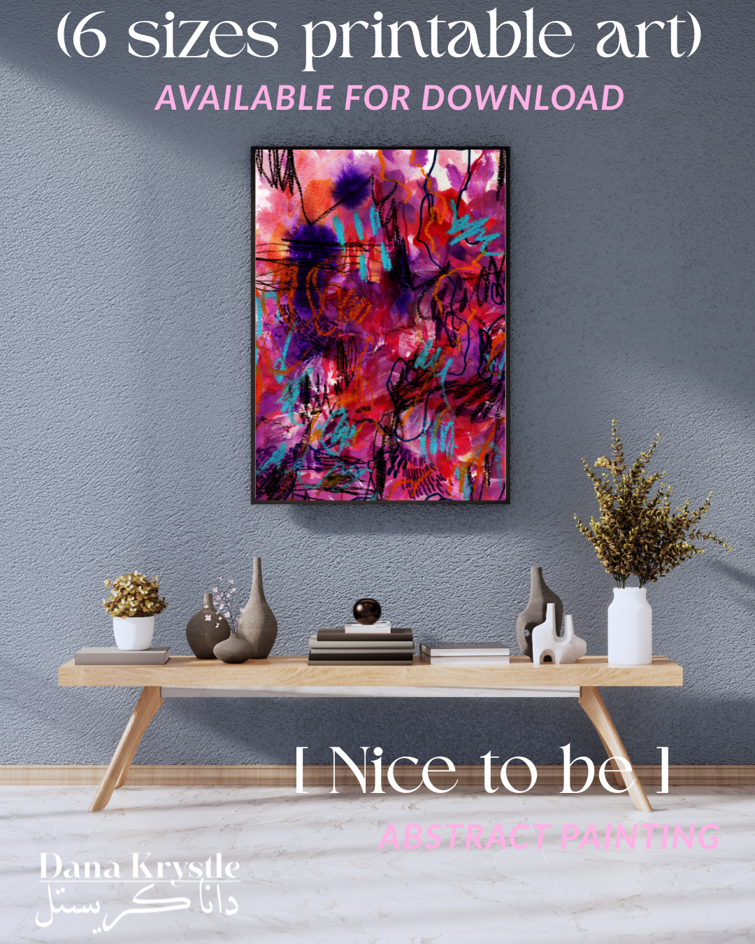 [9] Nice to be (6 digital printables)