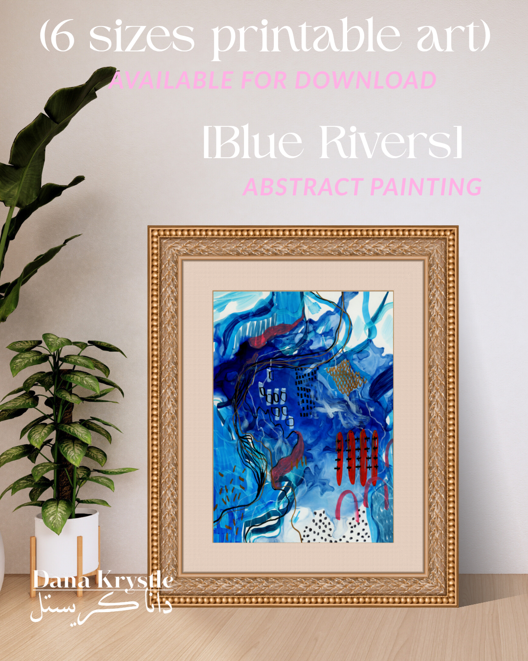 [13] Blue Rivers (6 digital printables )