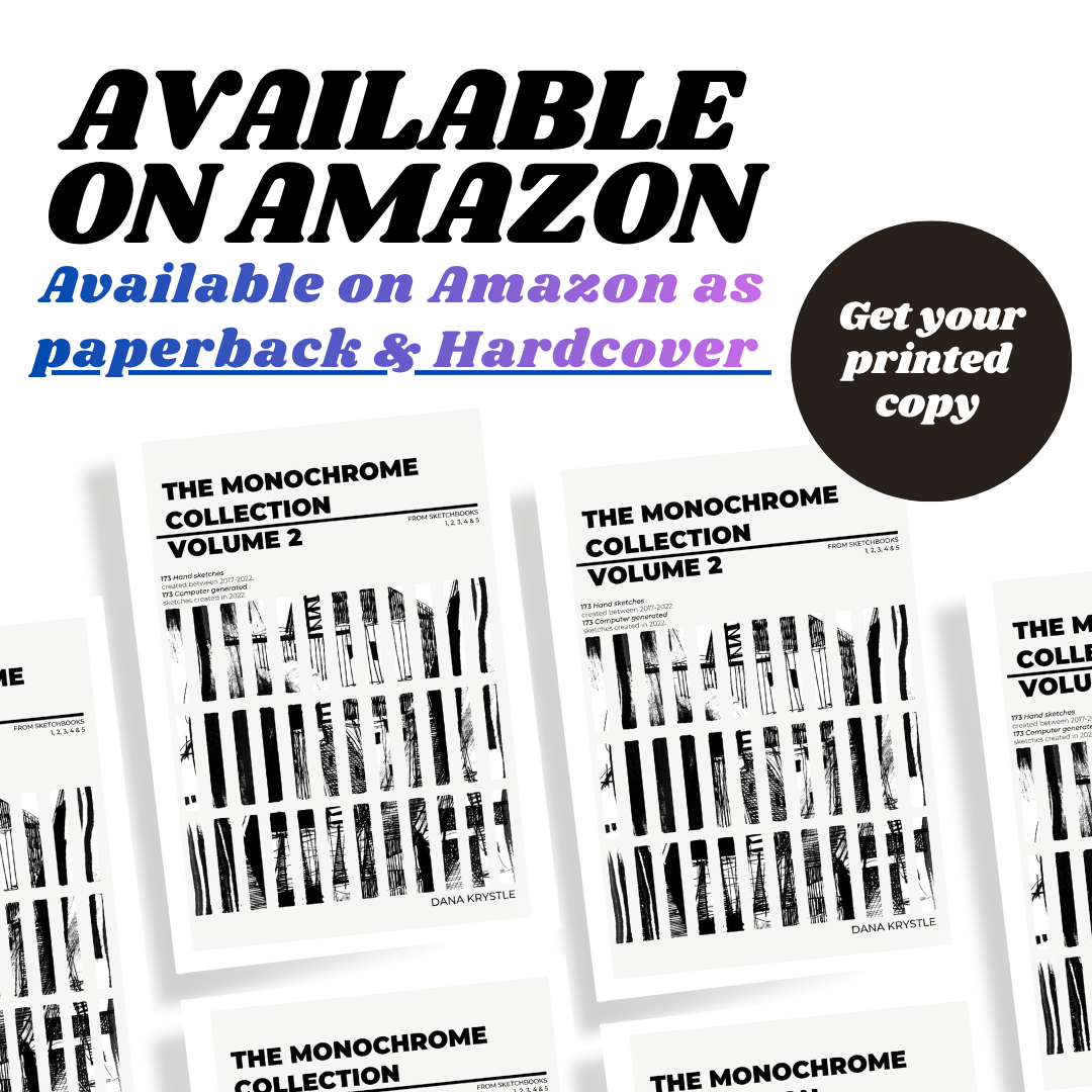[Ebook]The Monochrome Collection Volume One and Two: From Sketchbooks 1, 2, 3, 4 & 5 (Digital Grids included)