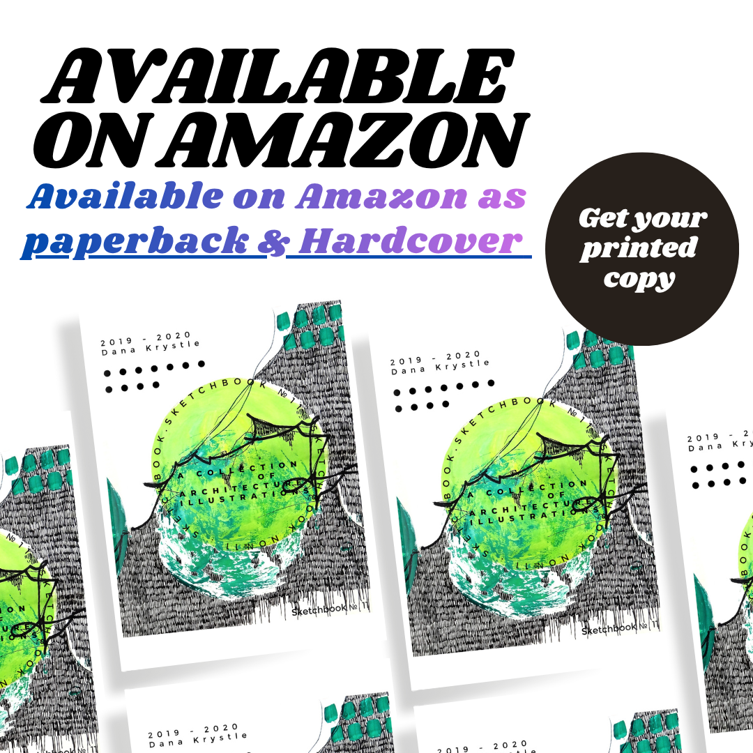 [Ebook] SKETCHBOOK №11 A series of architecture illustrations By Dana Krystle