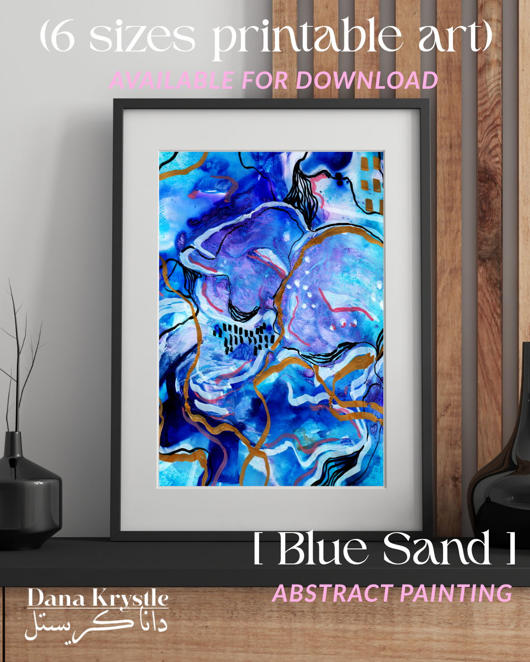 [10] Blue Sand (6 digital printables)
