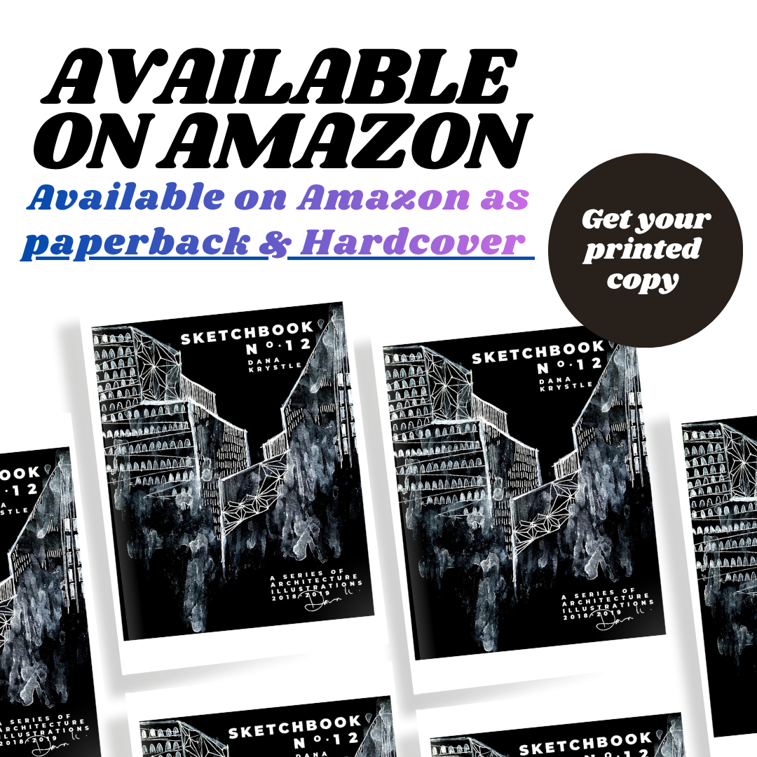 [Ebook] SKETCHBOOK №12 A series of architecture illustrations By Dana Krystle 