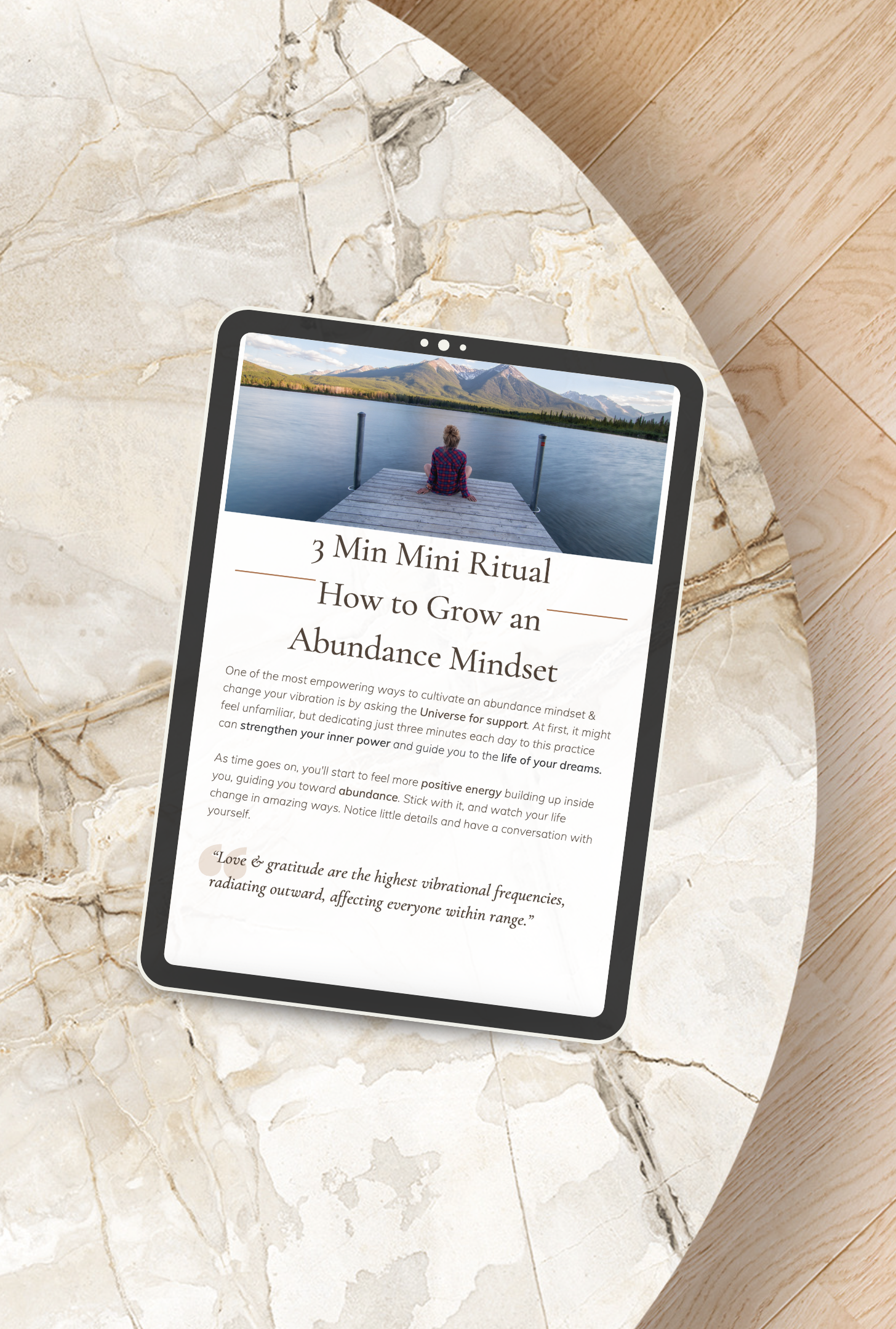 3 Min Mini Ritual: How to Grow an Abundant Mindset