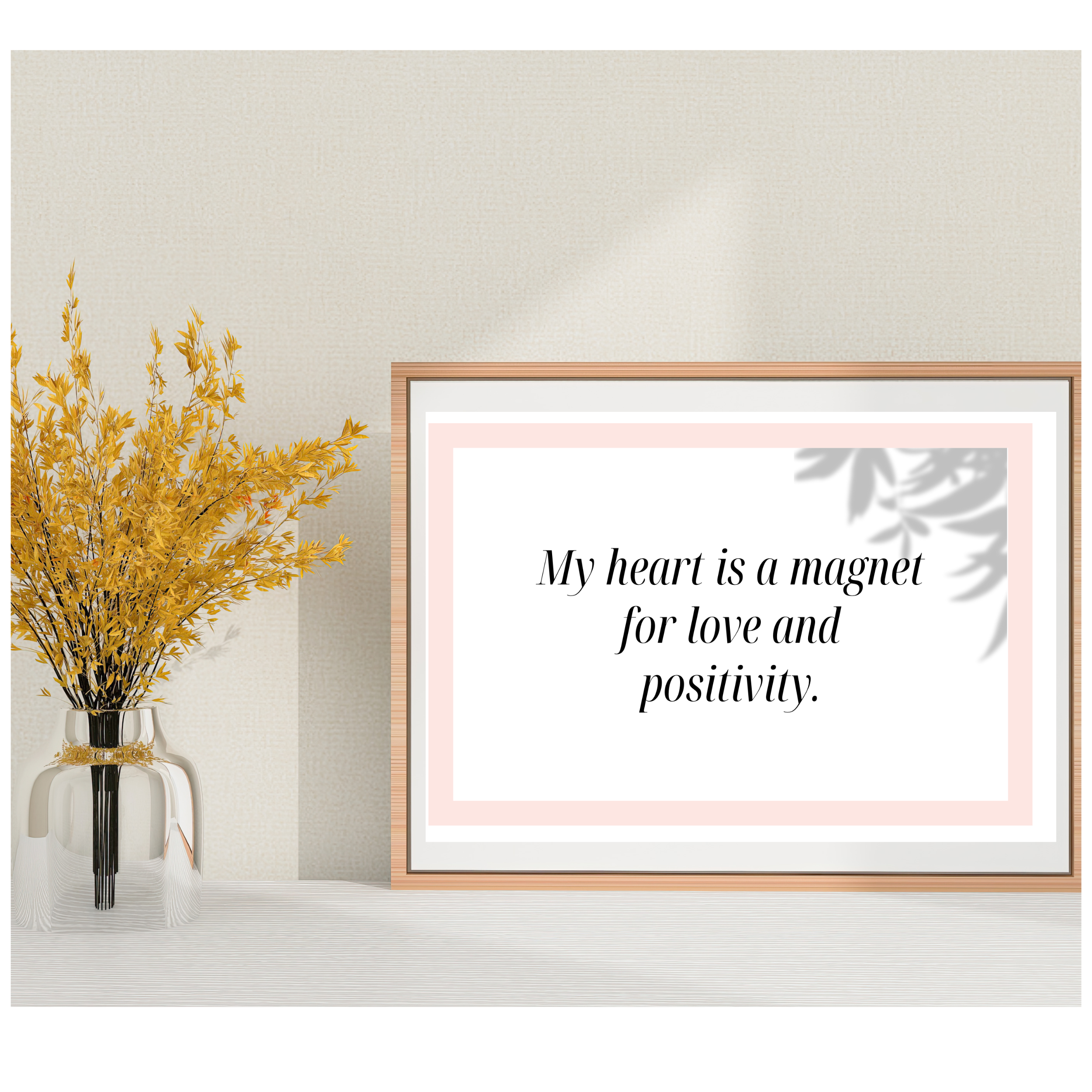 40 Printable Affirmation Cards Activate Your Heart Power
