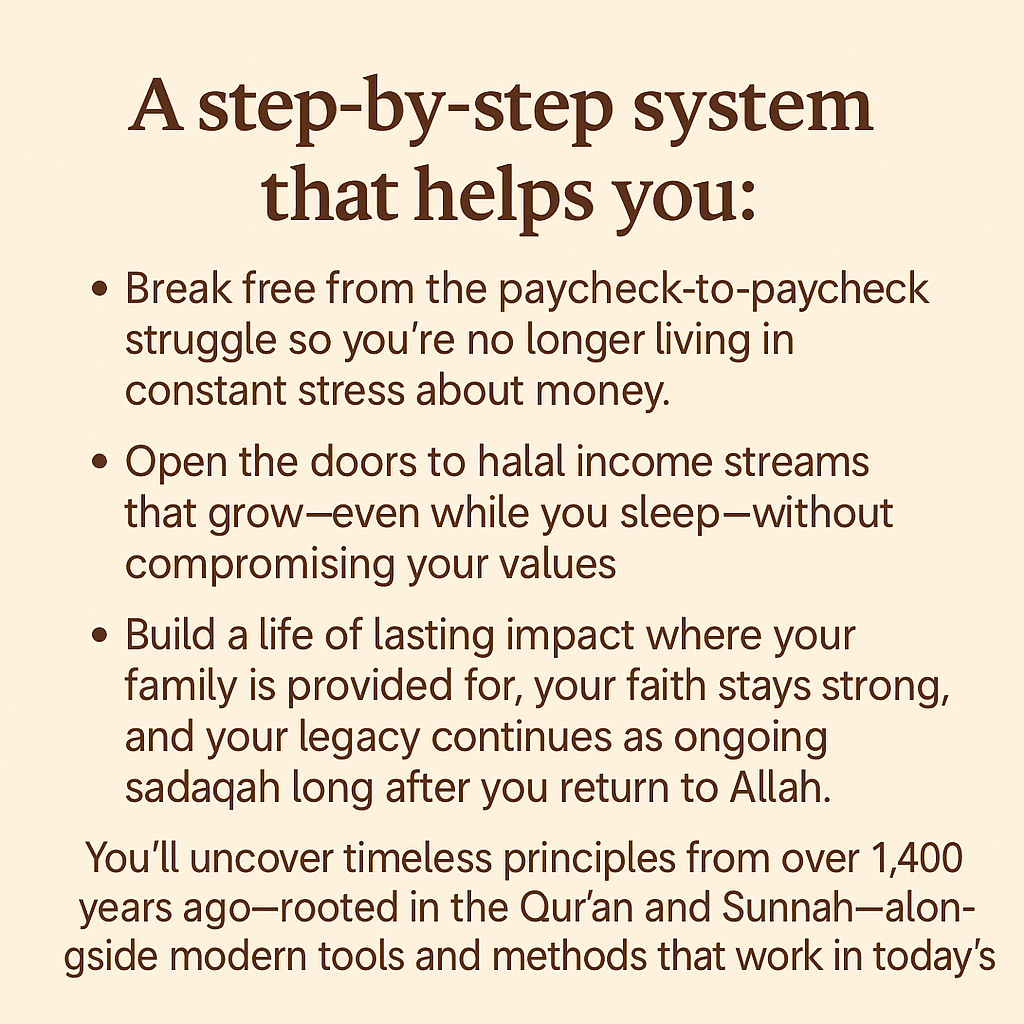 Wealth with Barakah