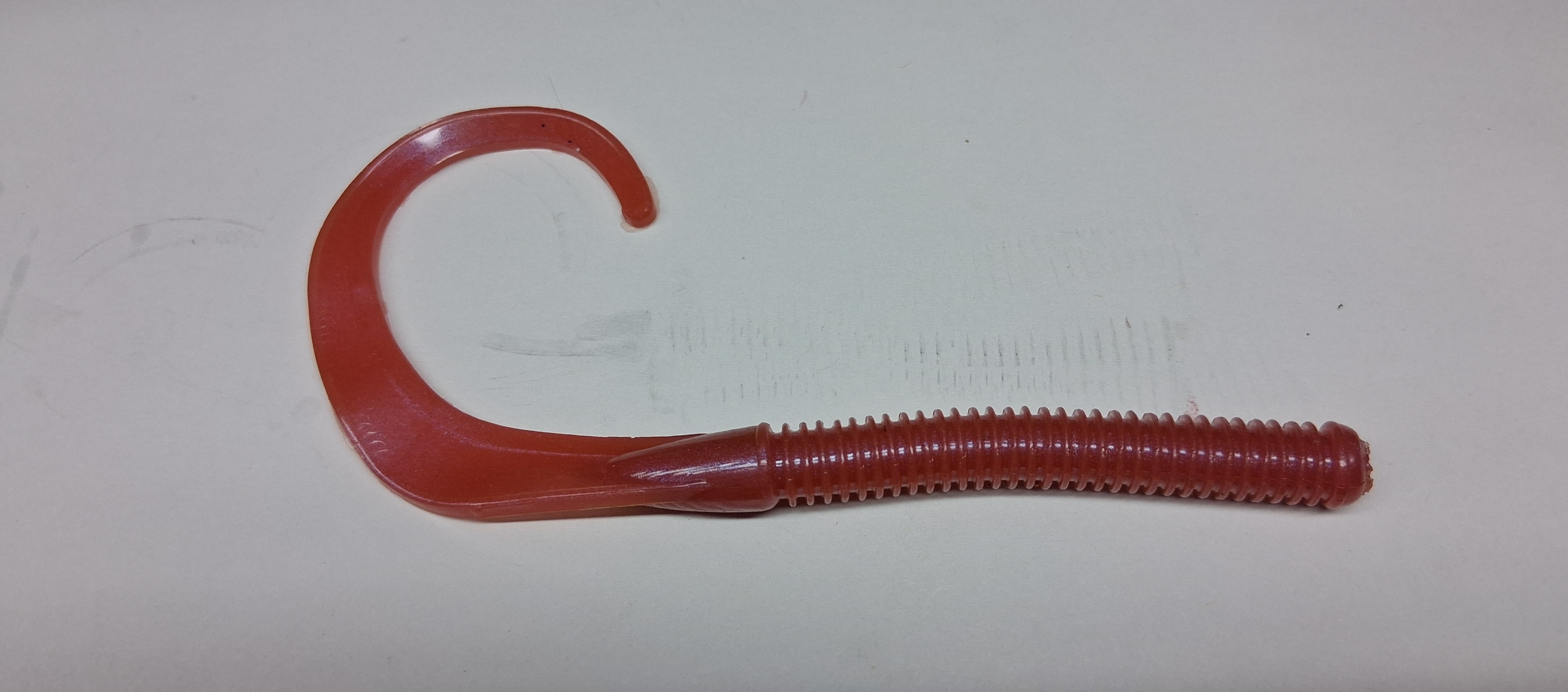 7" Ribbed Ribbon Tail Worm