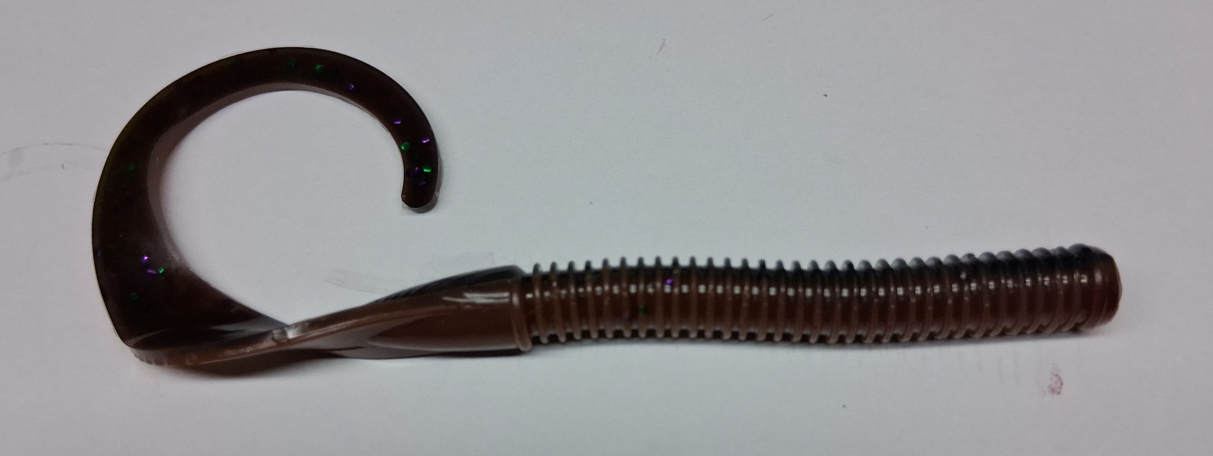 7" Ribbed Ribbon Tail Worm