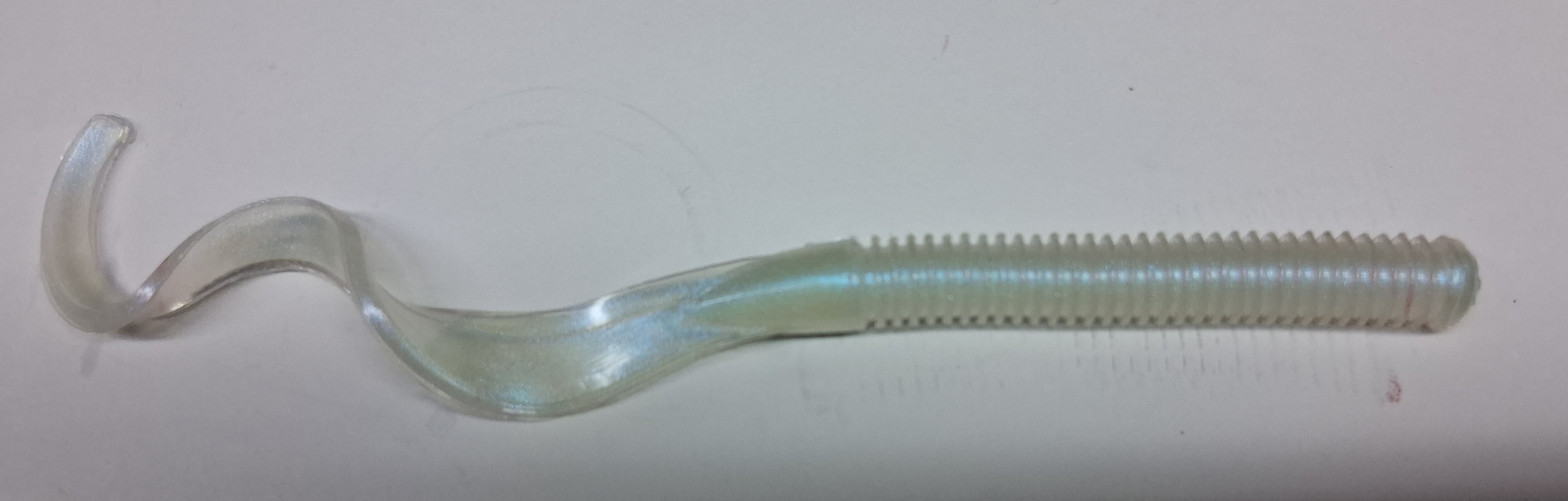 7" Ribbed Ribbon Tail Worm