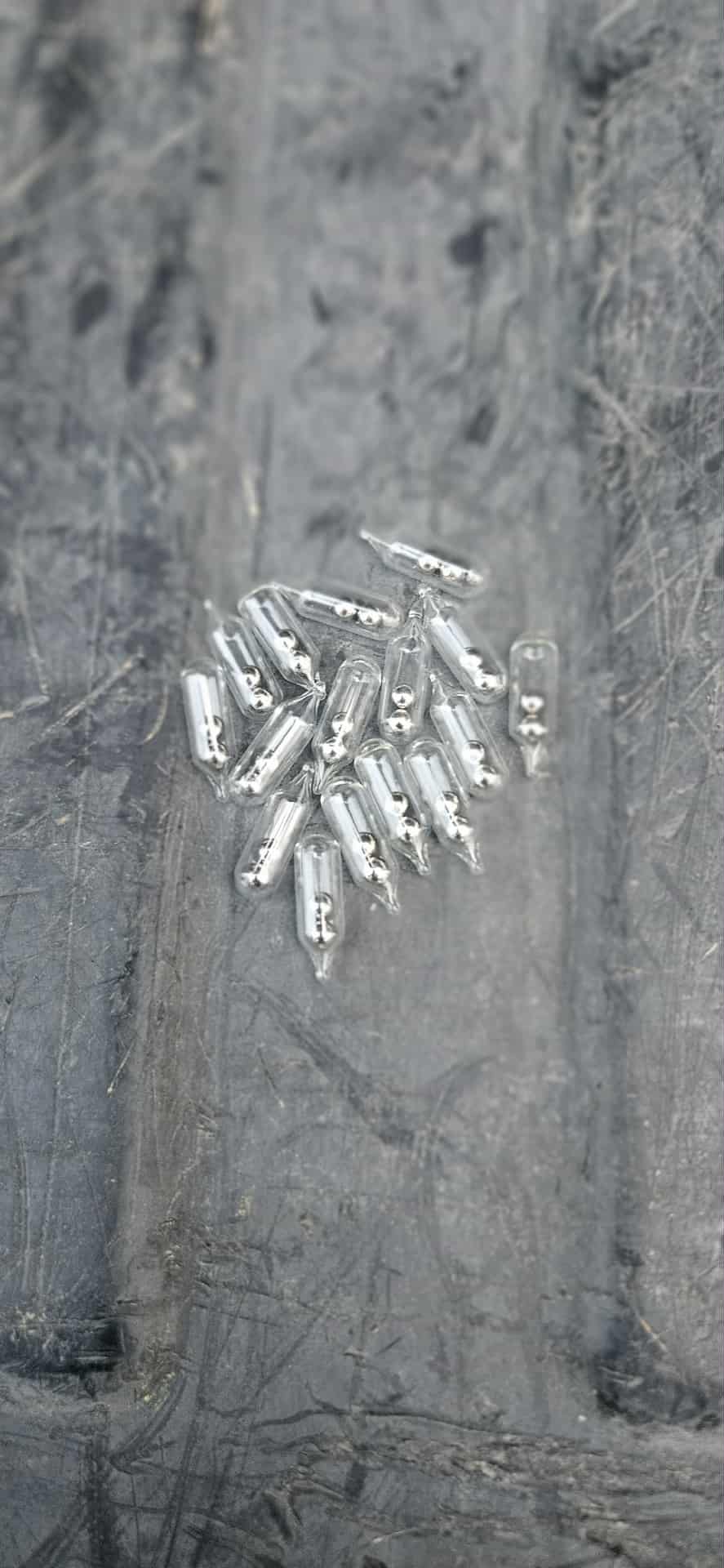 Glass Rattles 5mm x 16mm