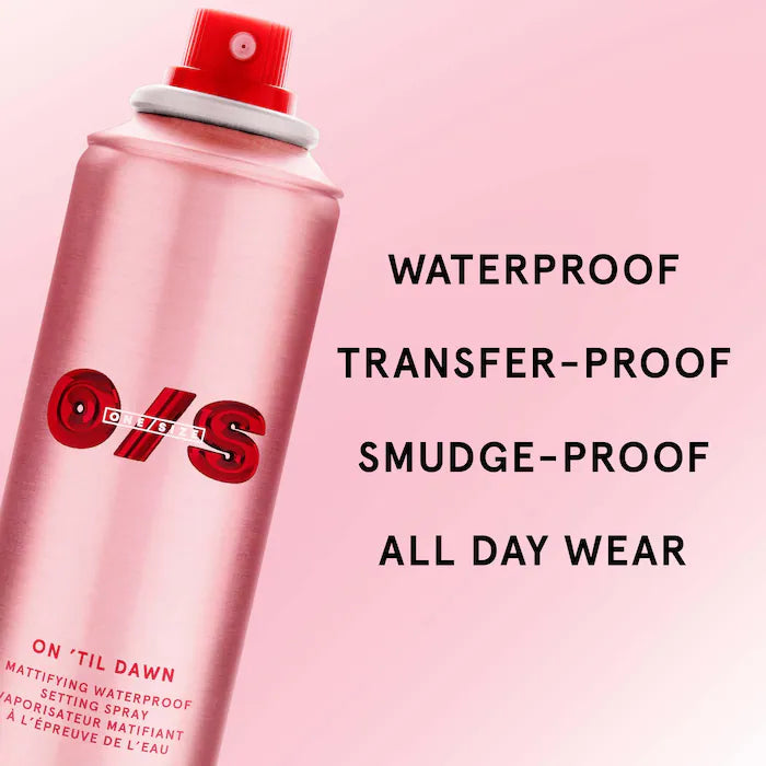 ONE/SIZE On 'Til Dawn MINI Mattifying Waterproof Setting Spray - *PRE ORDER*