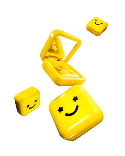 STARFACE Hydro-Stars Yellow + Compact with 32 patches