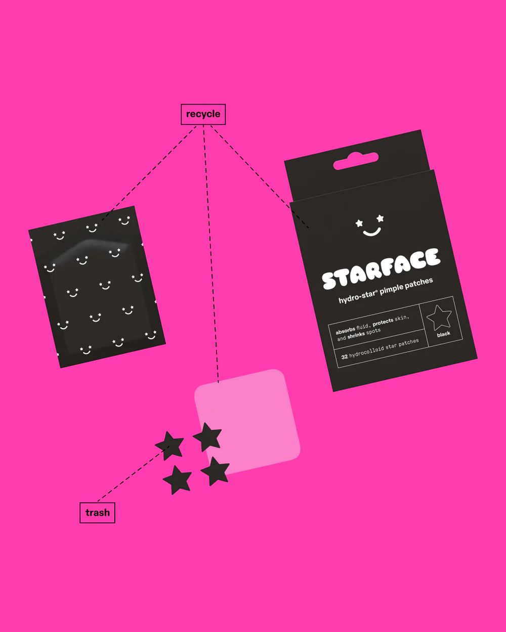 STARFACE Black Star 32 patches - *PRE ORDER*