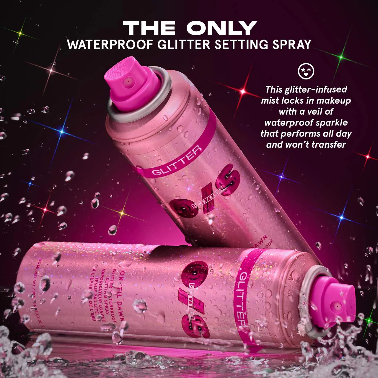 ONE/SIZE On 'Til Dawn Glitter Waterproof Setting Spray - *PRE ORDER*