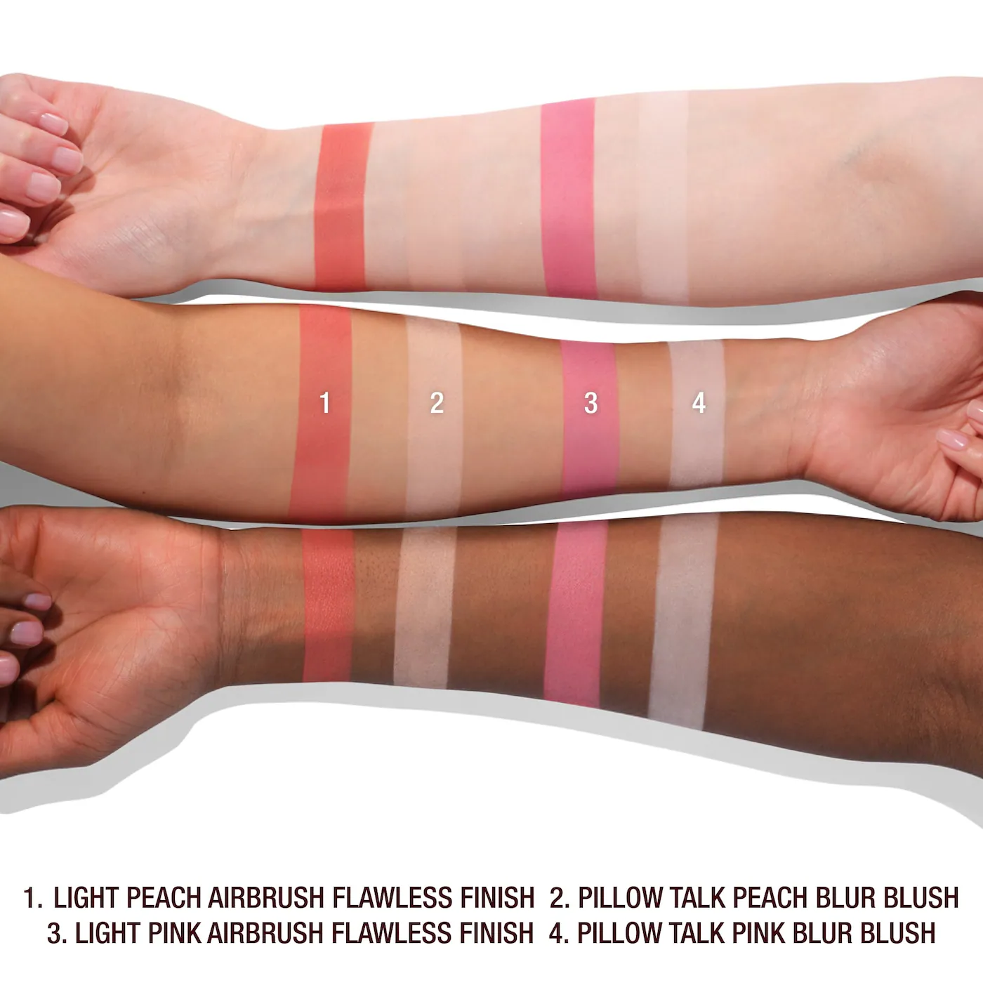 CHARLOTTE TILBURY Pillow Talk Beauty Soulmates Airbrush Flawless Finish Brightening and Blush Powder Palette - *PRE ORDER*