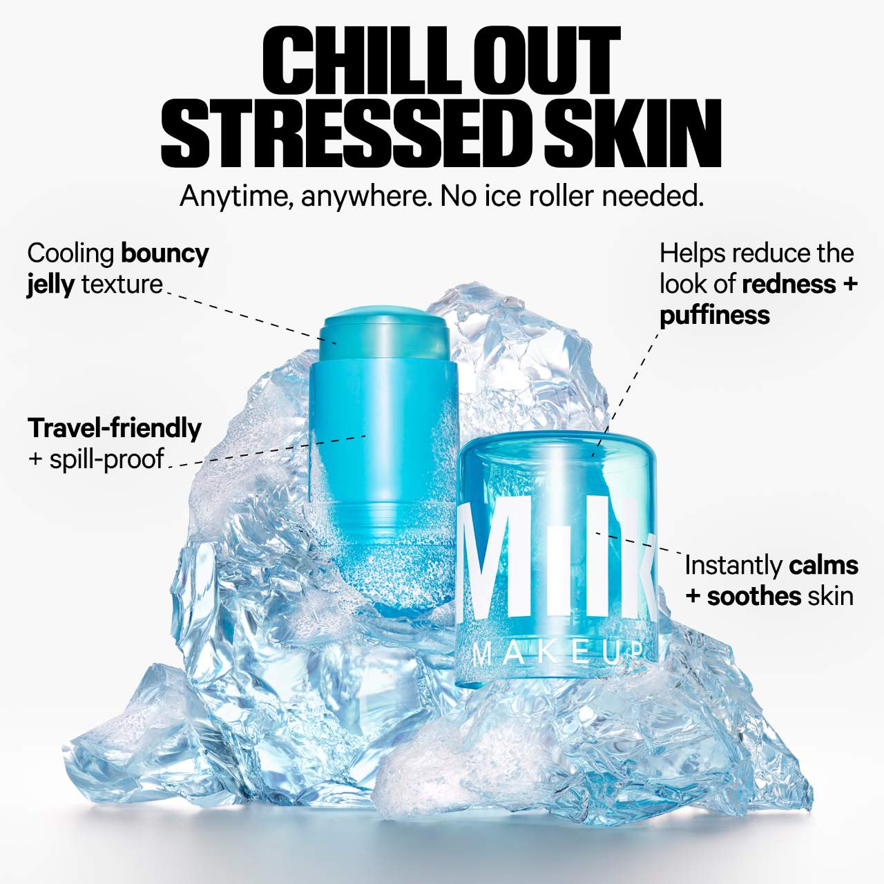 MILK MAKEUP Cooling Water Jelly Ice Soothing Serum Stick with Niacinamide - *PRE ORDER*