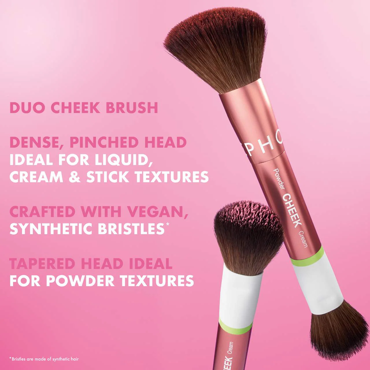 SEPHORA COLLECTION Dual Ended Cheek Brush - *PRE ORDER*
