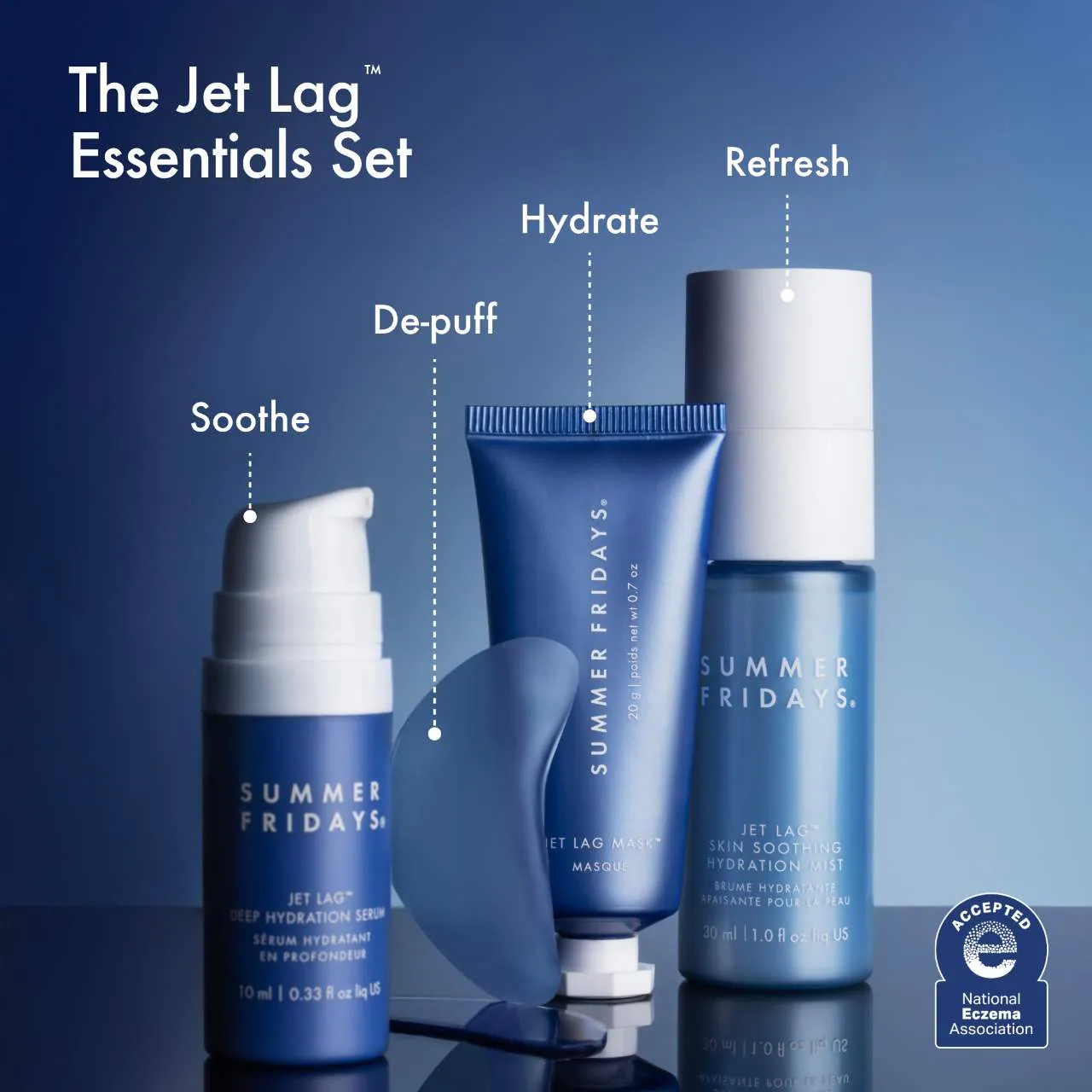 SUMMER FRIDAYS The Jet Lag Essentials Hydration Set for Travel - *PRE ORDER*