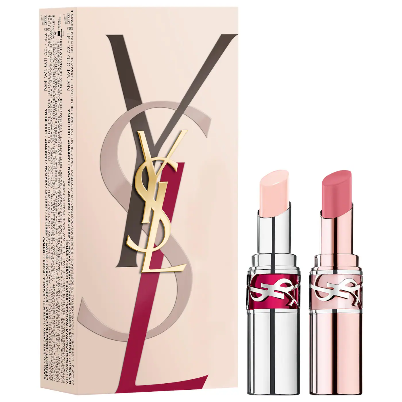 YVES SAINT LAURENT YSL Lip Gloss Stick & Tinted Lip Balm Gift Set - *PRE ORDER*