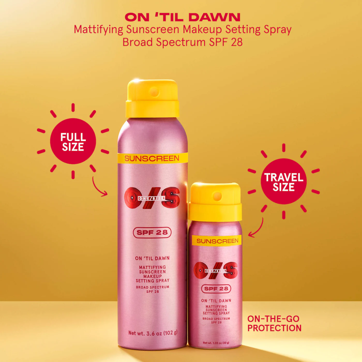 ONE/SIZE On 'Til Dawn Mattifying Sunscreen Makeup Setting Spray SPF 28 - *PRE ORDER*