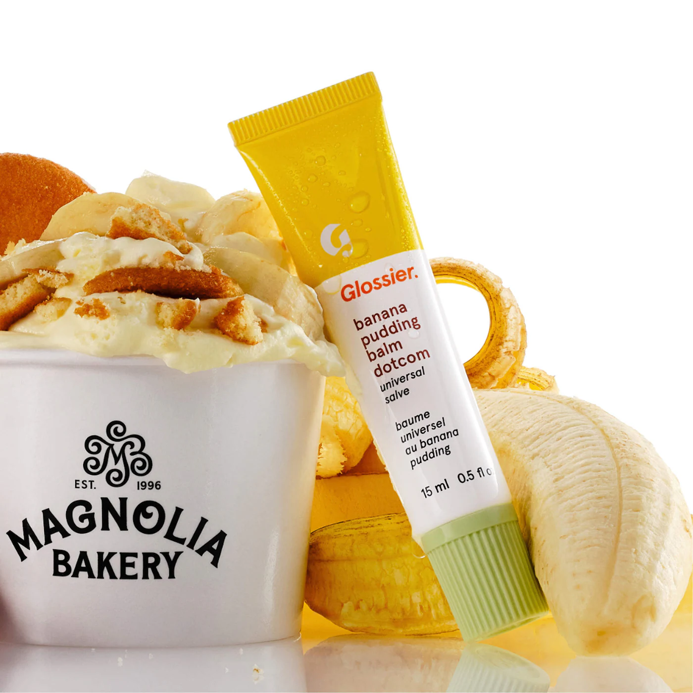 GLOSSIER Balm Dotcom Lip Balm and Skin Salve Banana Pudding EDICION LIMITADA - *PRE ORDER*
