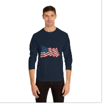 American Flag Unisex Classic Long Sleeve T-Shirt