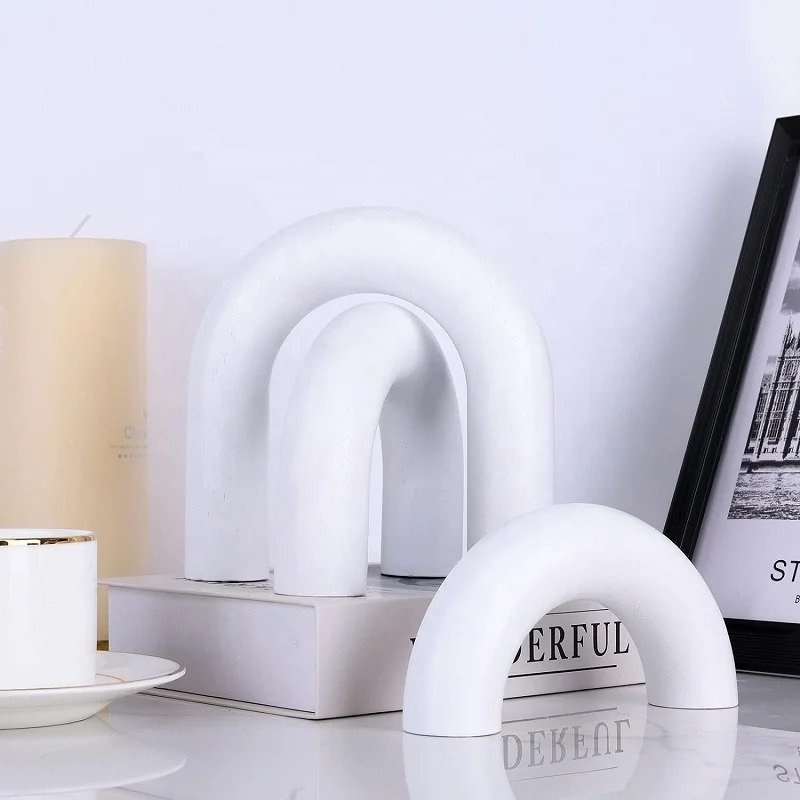 Dekorative Holz-Bögen - Stilvolle Deko-Objekte für Regal und Couchtisch