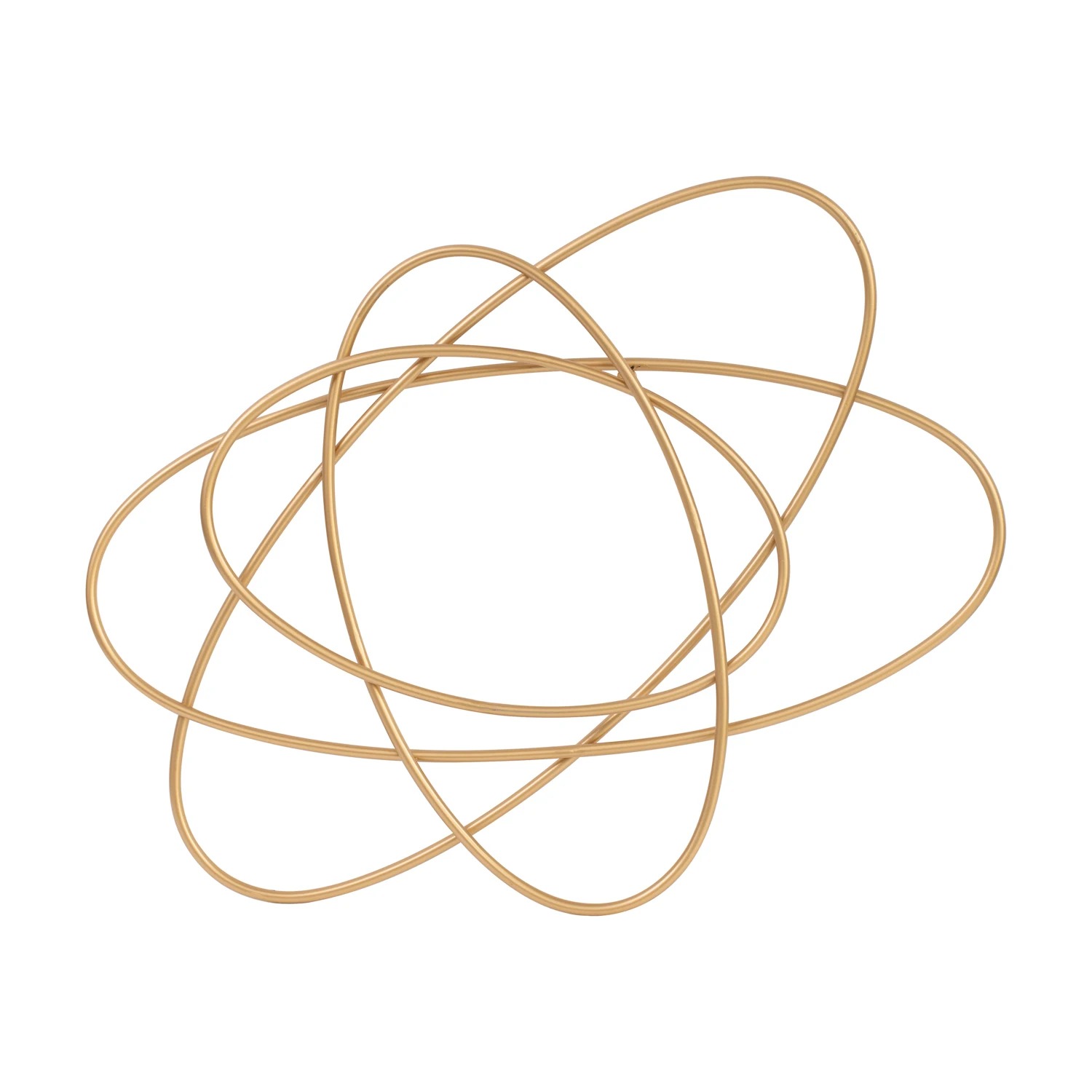 Vintage Wanddeko in Gold - Metallkunst für stilvolle Wohnräume