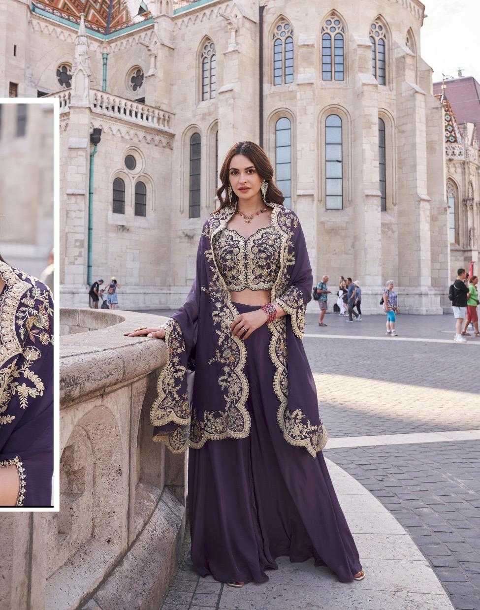 SAYURI DESIGNER PRESENTS JANNAT SILK FULL STITCH PARTY WEAR 3PCS 