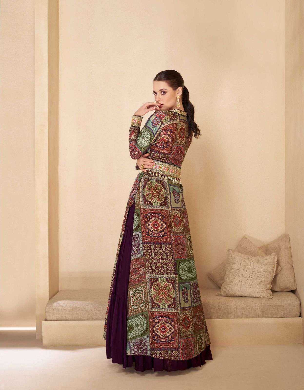 SAYURI DESIGNER PRESENT MEERA READY TO ETHNIC WEAR DESIGNER LONG GOWN 