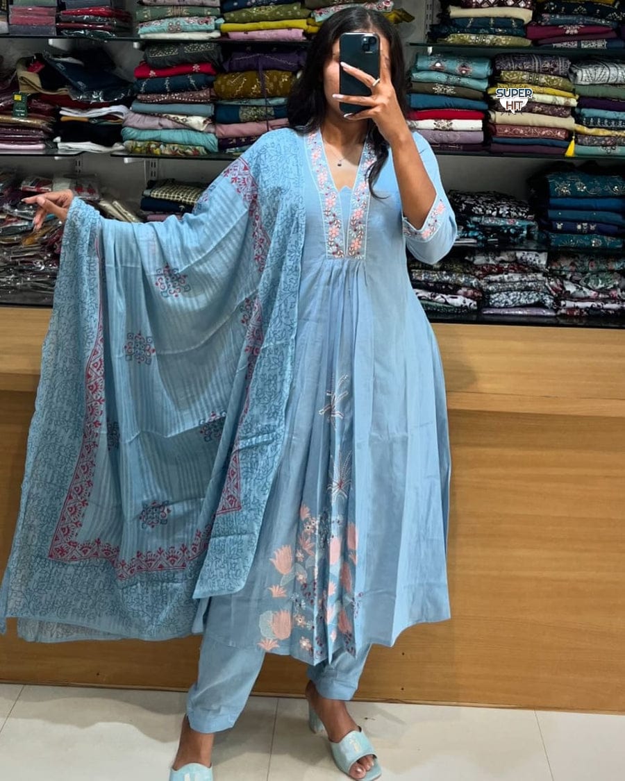 Cotton kurti set