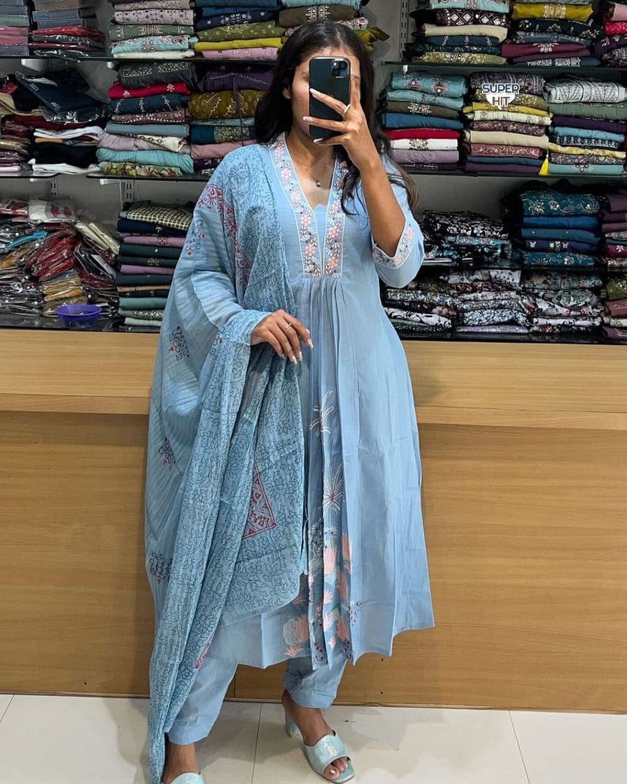 Cotton kurti set
