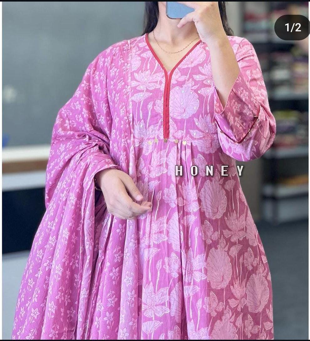 KURTA PALAZZO WITH DUPATTA SUIT SET 🍁