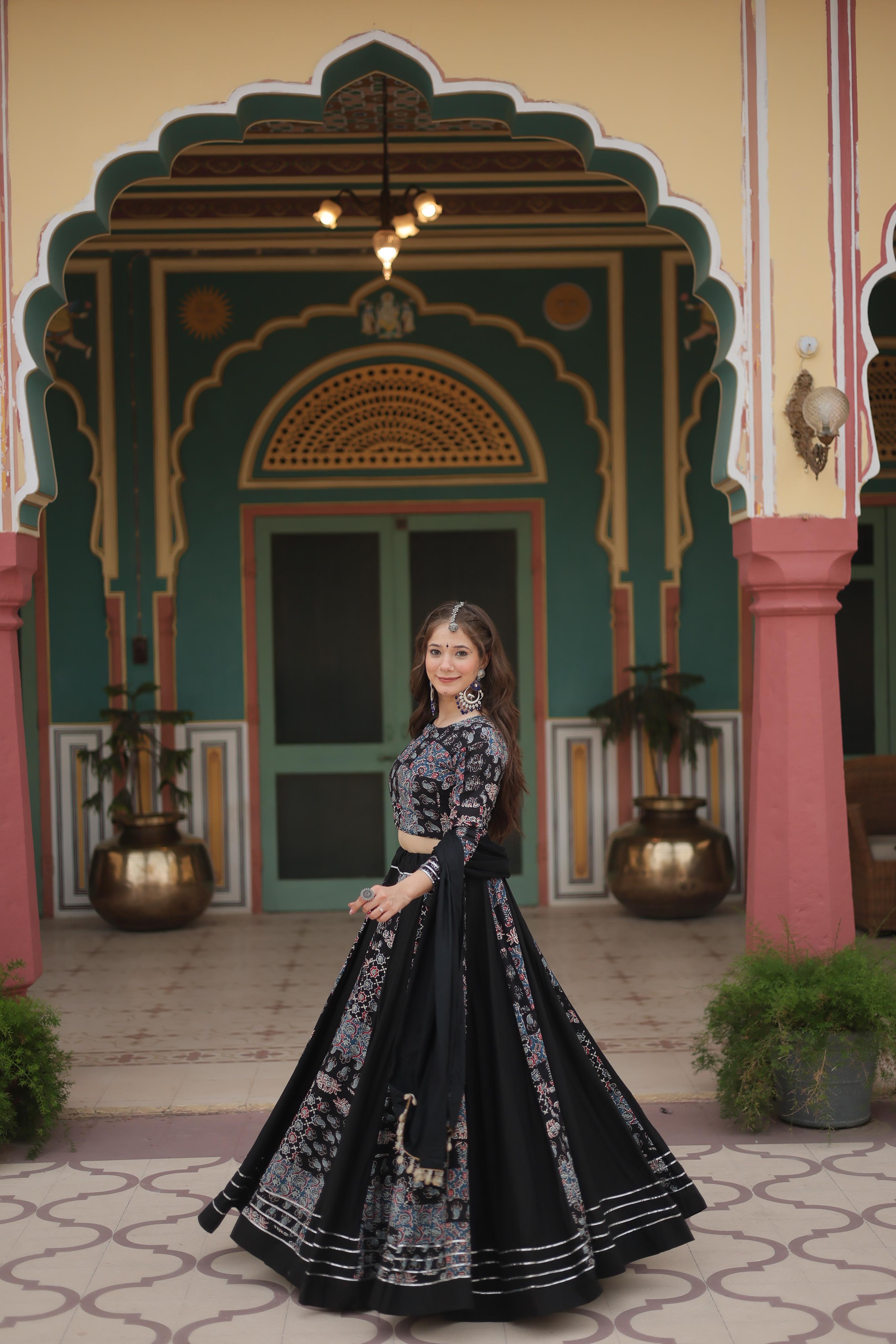 Readymade Printed Rayon Lehenga choli Set. 💃🏻
