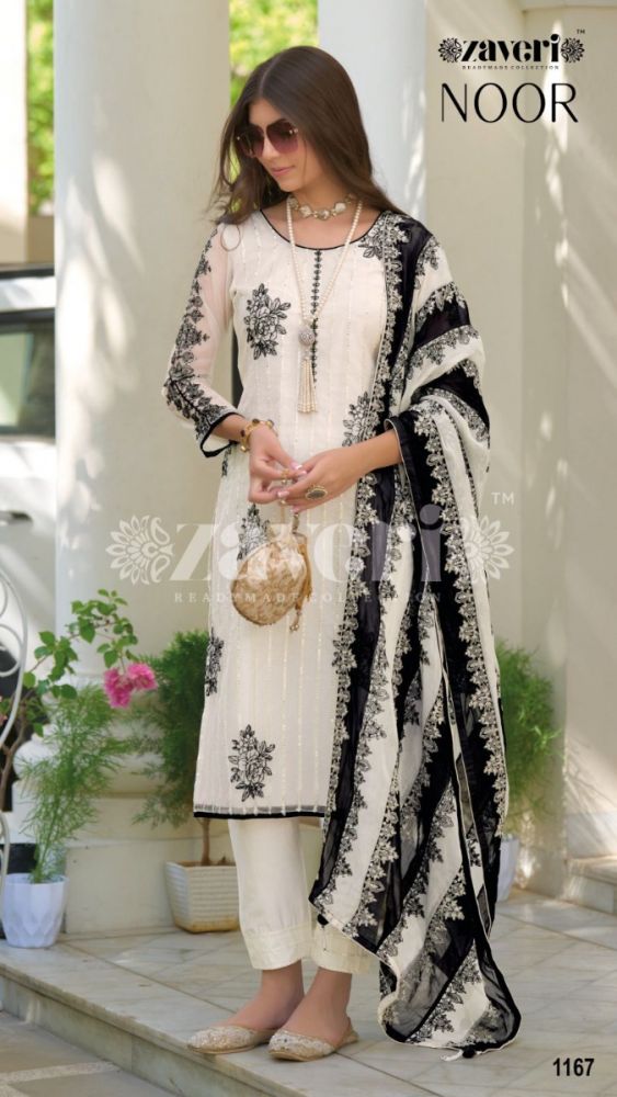 Zaveri BLACK WHITE NOOR Readymade