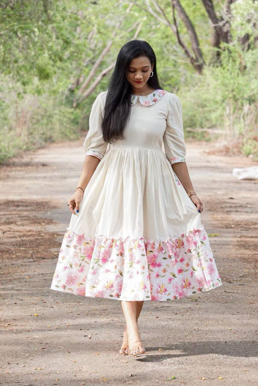   season with beautiful floral frills 😍😍
